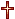 Small  cross Jesus Christ  graphic bullet.
