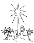 点击图片为一张更大的图画:星 Bethlehem              